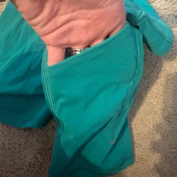 Lululemon Athletica Turquoise Run Thru Shorts - Picture 3 of 6